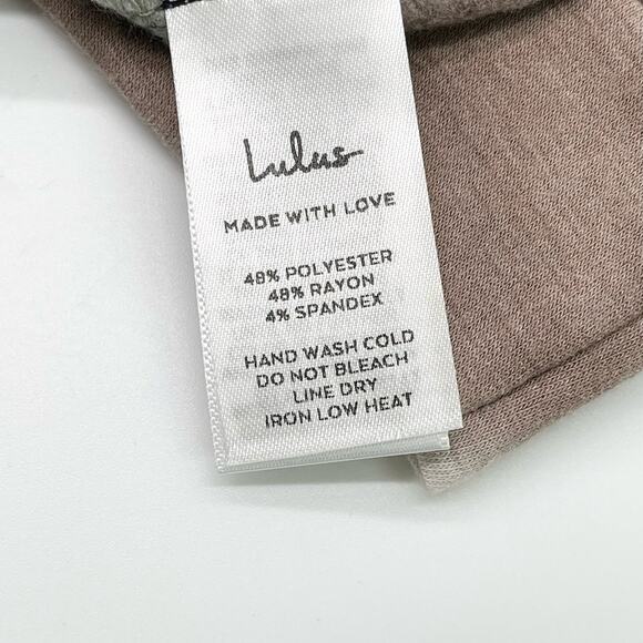 Lulus Womens M Iconic Moves Tie‎ Dye Sweatshirt Brown Green Slouchy Hippie USA - Picture 6 of 9